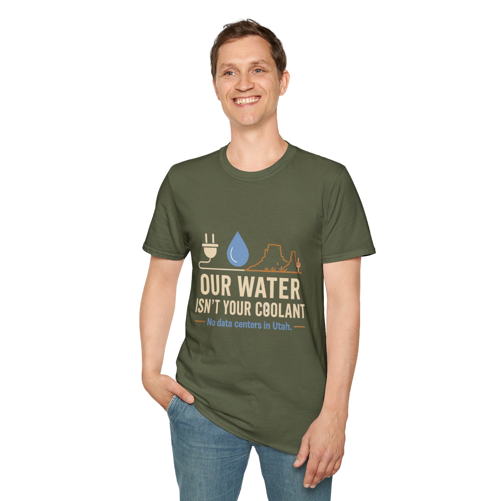 Our Water Isn't Your Coolant T-Shirt — Utah Water Rights Protest Tee