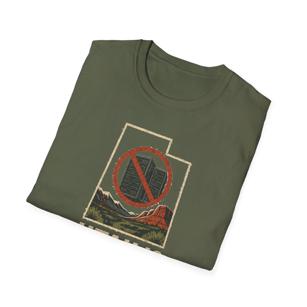 Utah Is Not a Server Farm T-Shirt — Protect Our Land & Water Retro Protest Tee