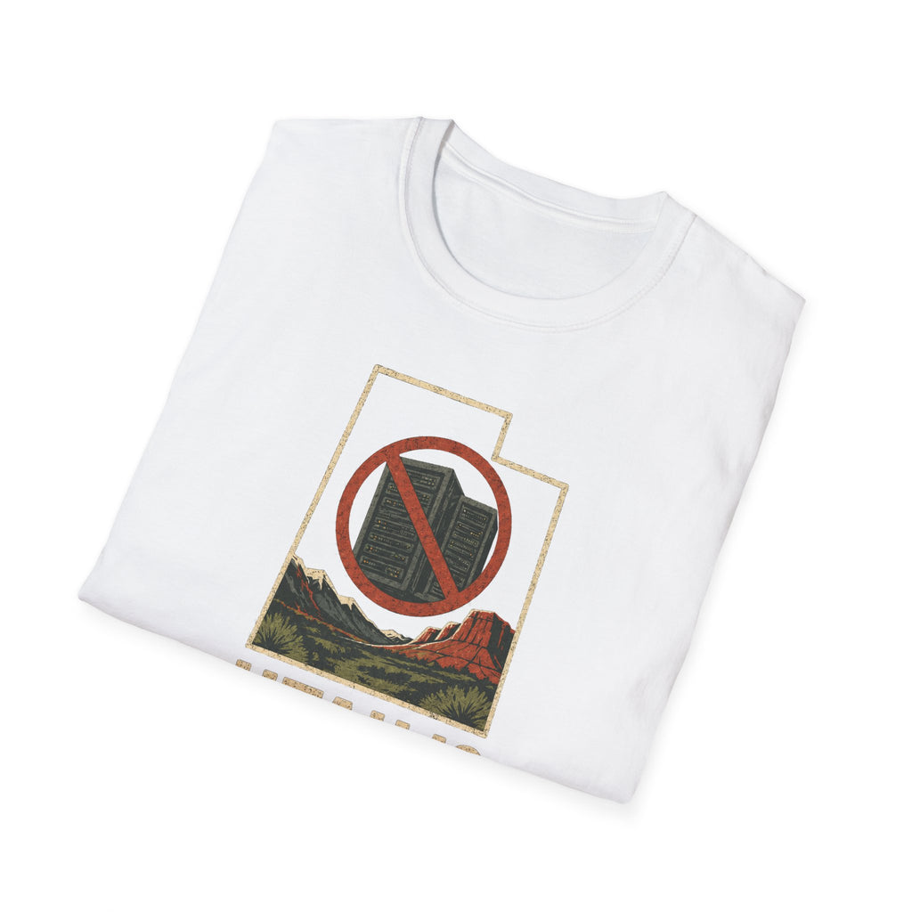 Utah Is Not a Server Farm T-Shirt — Protect Our Land & Water Retro Protest Tee