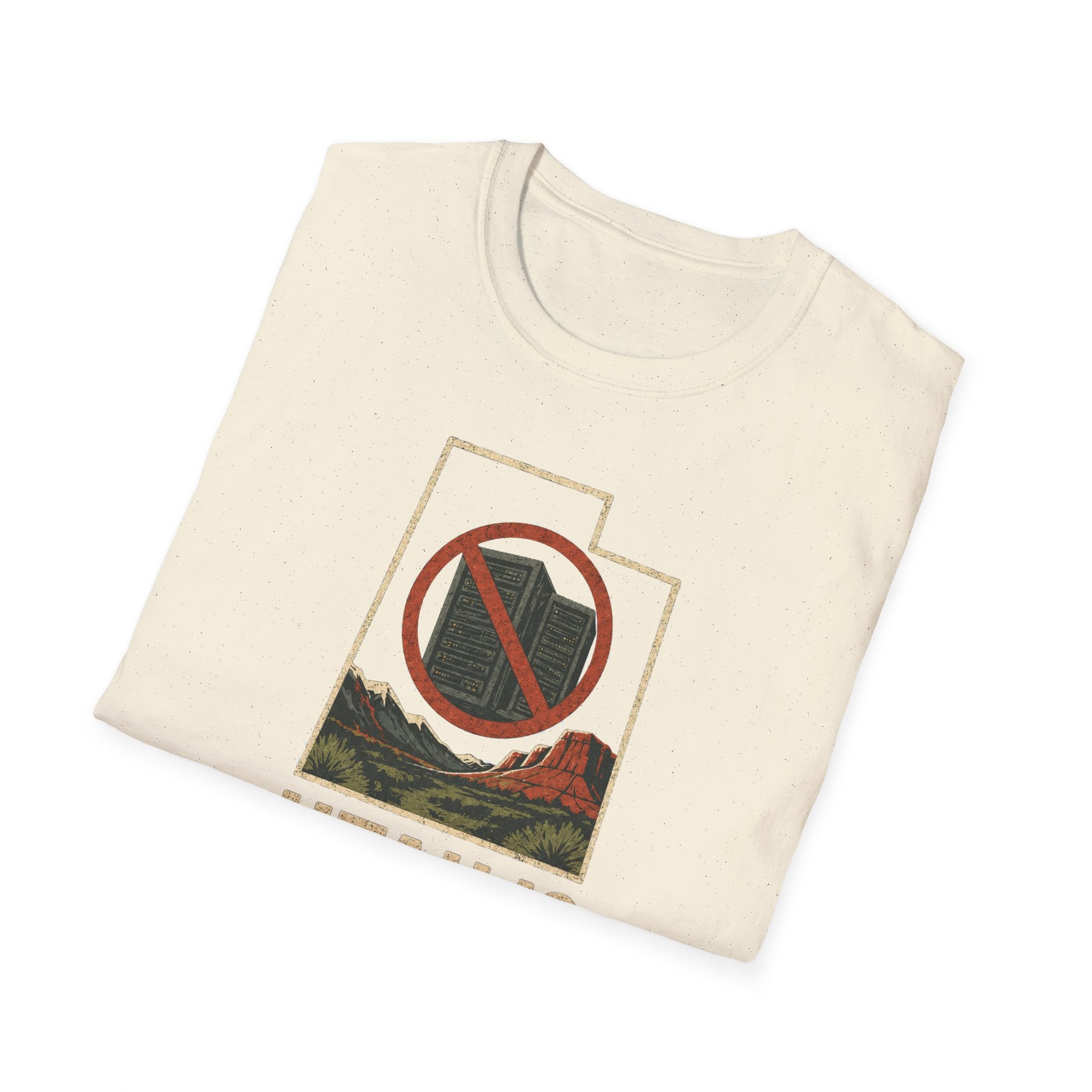Utah Is Not a Server Farm T-Shirt — Protect Our Land & Water Retro Protest Tee