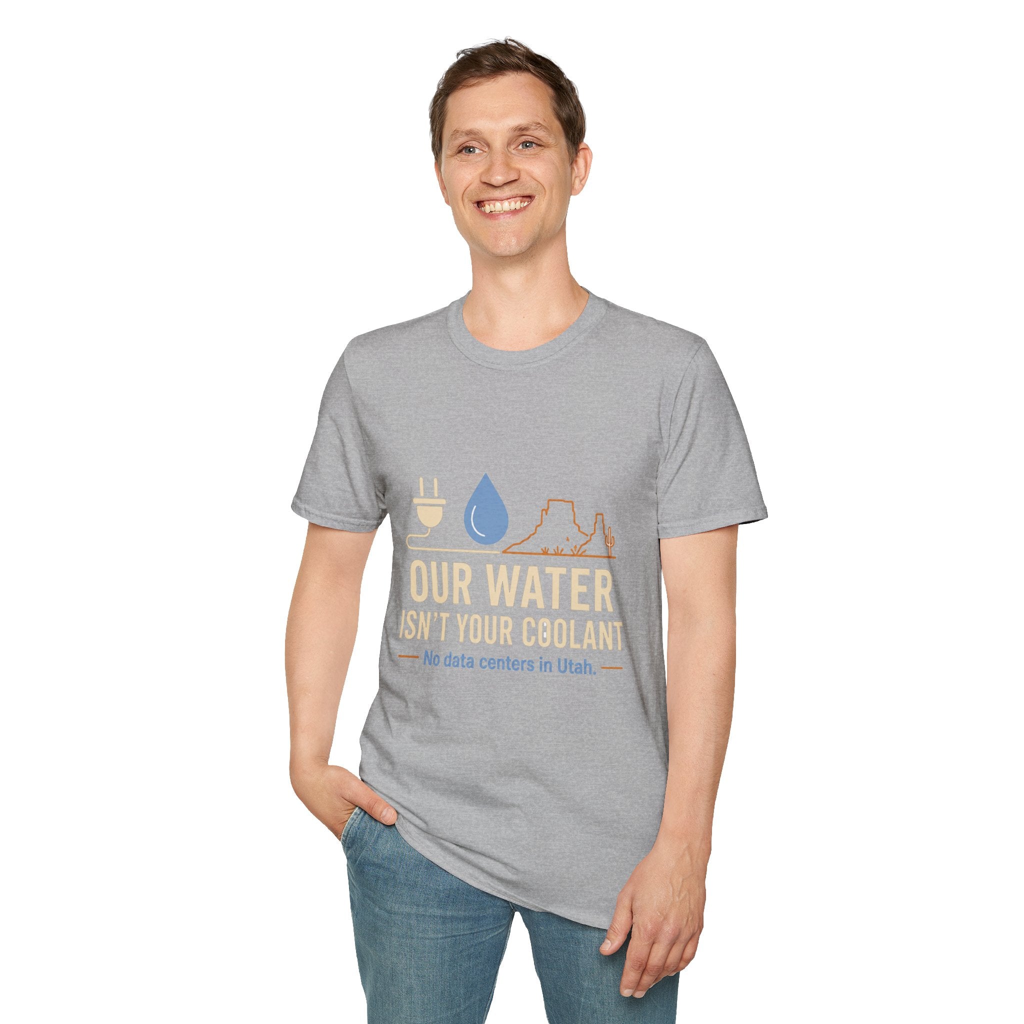 Our Water Isn't Your Coolant T-Shirt — Utah Water Rights Protest Tee