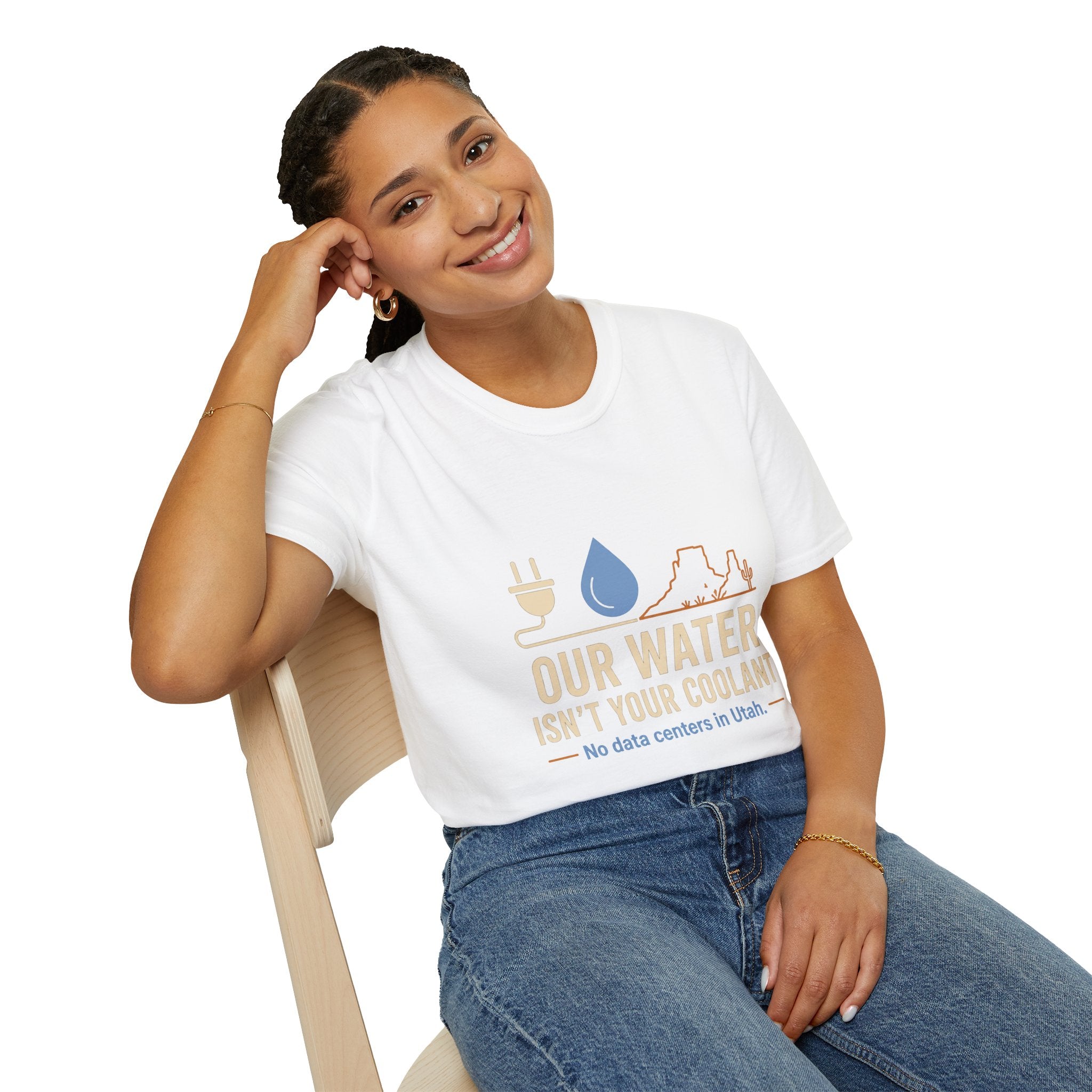 Our Water Isn't Your Coolant T-Shirt — Utah Water Rights Protest Tee