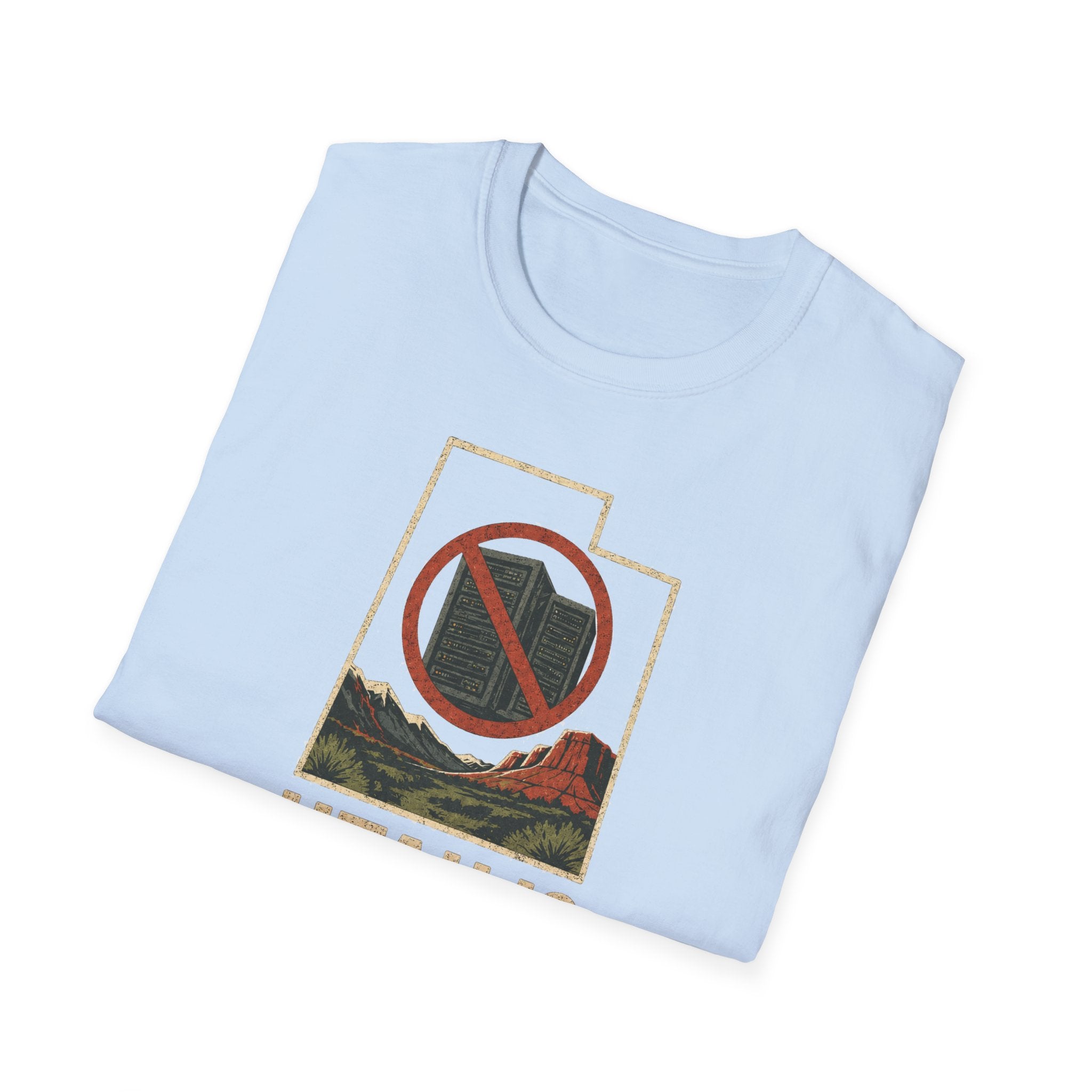 Utah Is Not a Server Farm T-Shirt — Protect Our Land & Water Retro Protest Tee