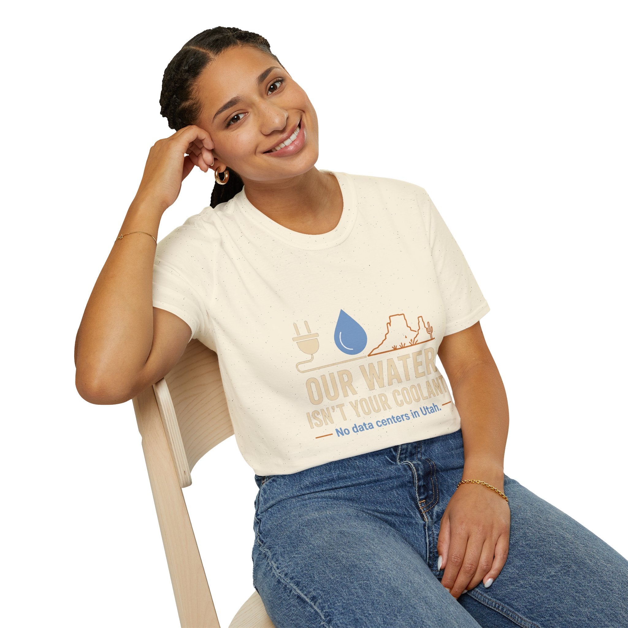 Our Water Isn't Your Coolant T-Shirt — Utah Water Rights Protest Tee