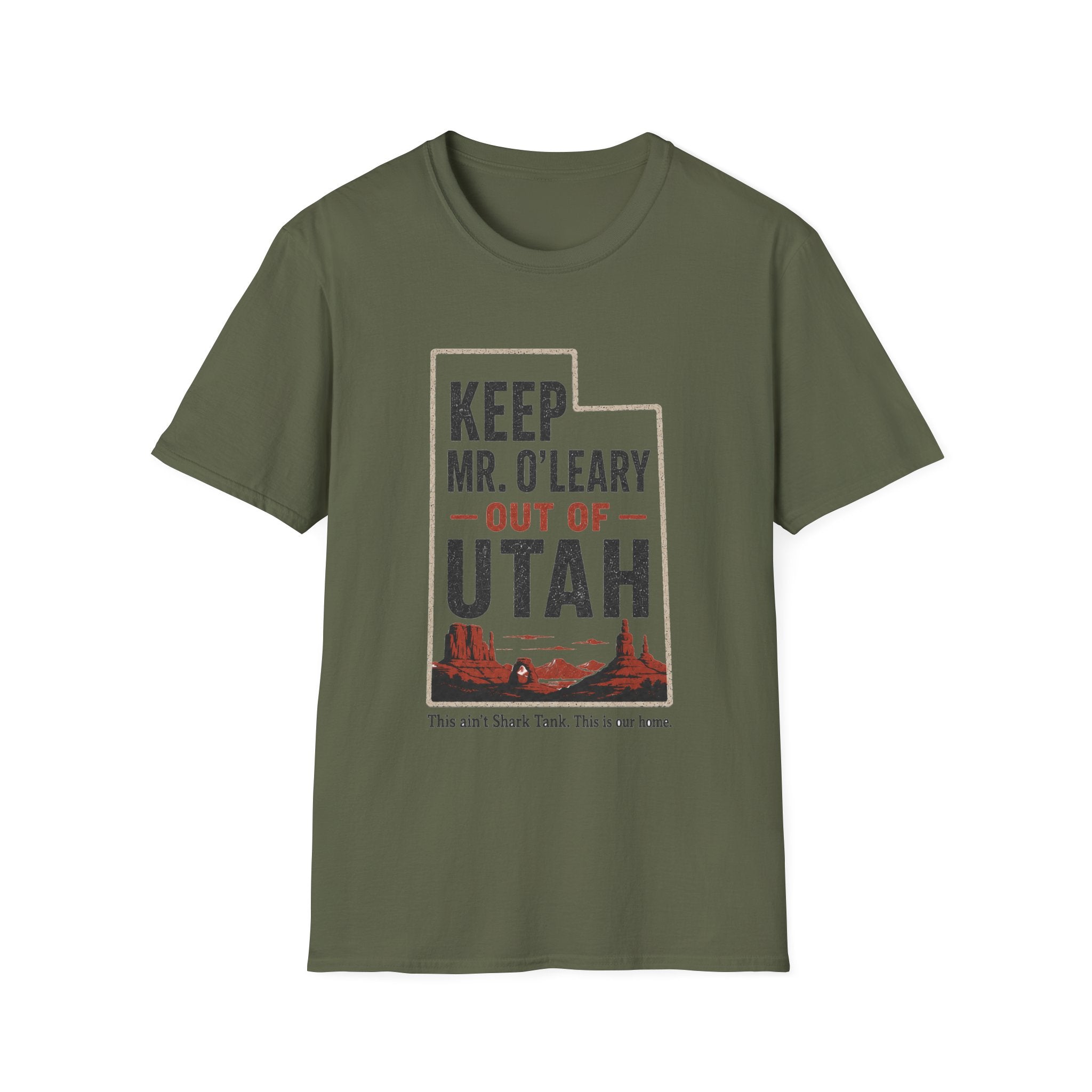 Keep Mr. O'Leary Out of Utah T-Shirt — Utah Pride Political Statement Tee
